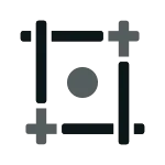 Crop SVG Icon
